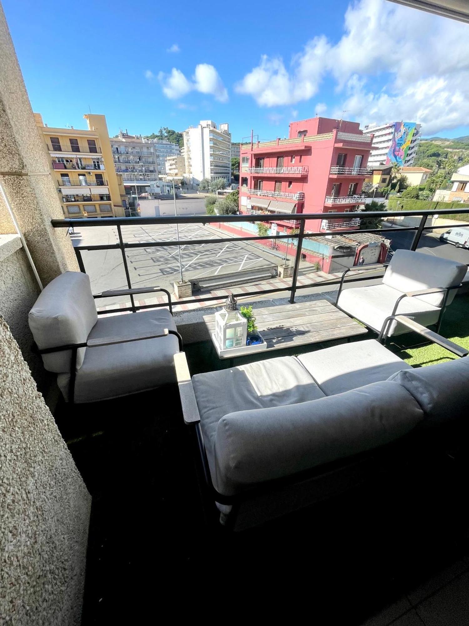 Apartemento Piscina Centro Calella 3 Min Playa Exterior foto