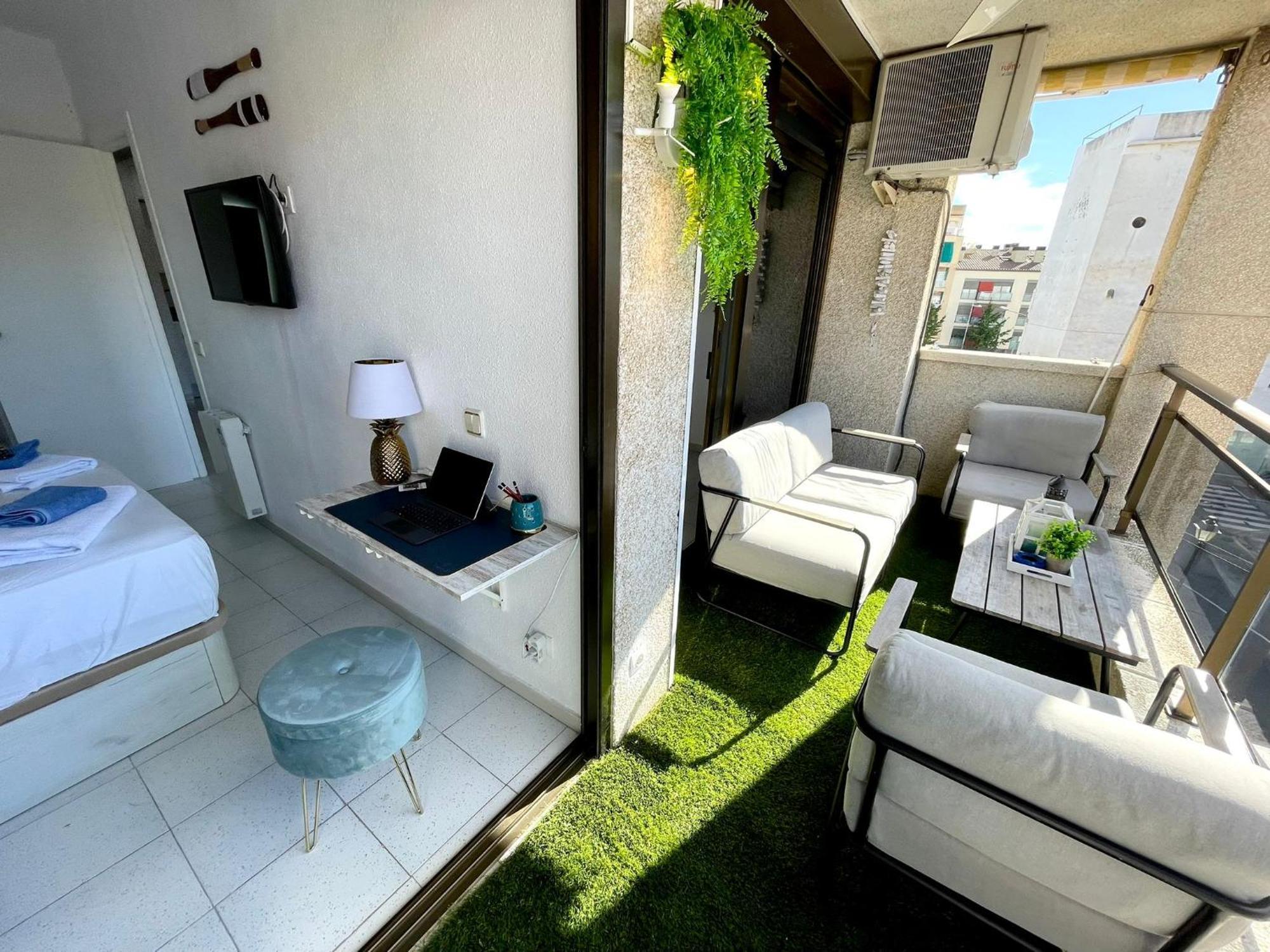 Apartemento Piscina Centro Calella 3 Min Playa Exterior foto
