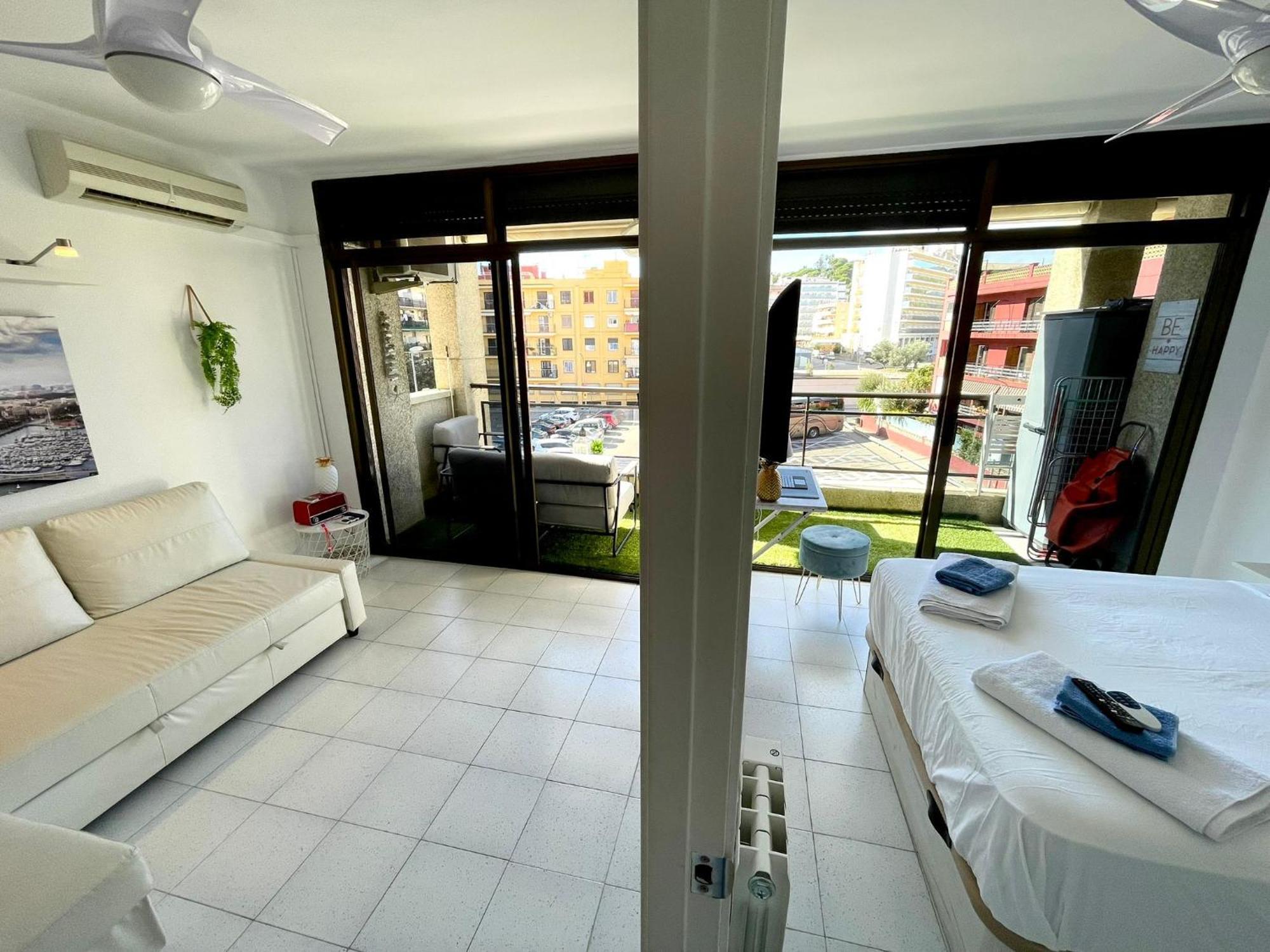 Apartemento Piscina Centro Calella 3 Min Playa Exterior foto
